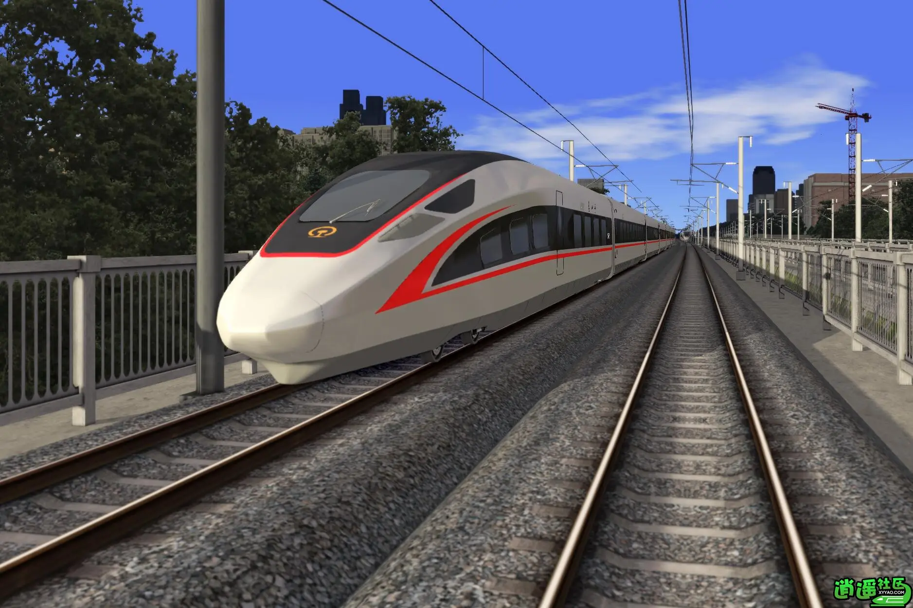 模拟火车2023中国地图，复兴号